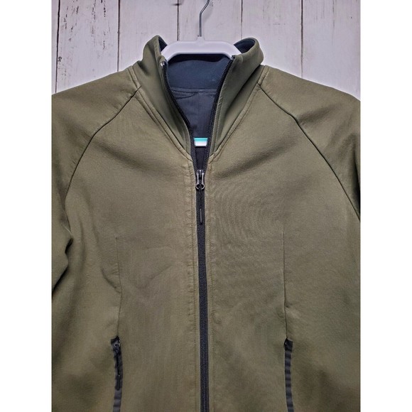 Nike Sportswear Tech Pack Fleece Jacket Women's XS Long Zip Up Olive Green - Picture 3 of 16